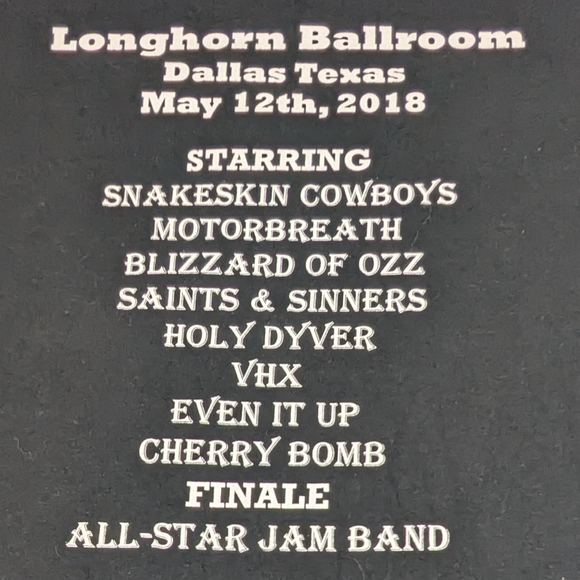 Texxas Jam Tribute Festival Longhorn Ballroom, Dallas, Texas 5.12.18 - Picture 10 of 10